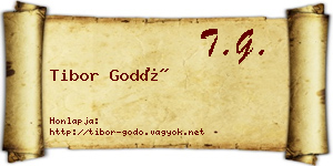 Tibor Godó névjegykártya